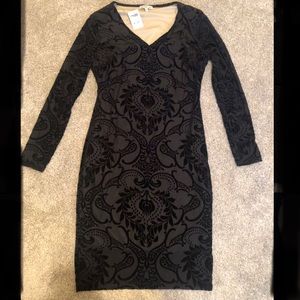 Charlotte Russe black velvet dress